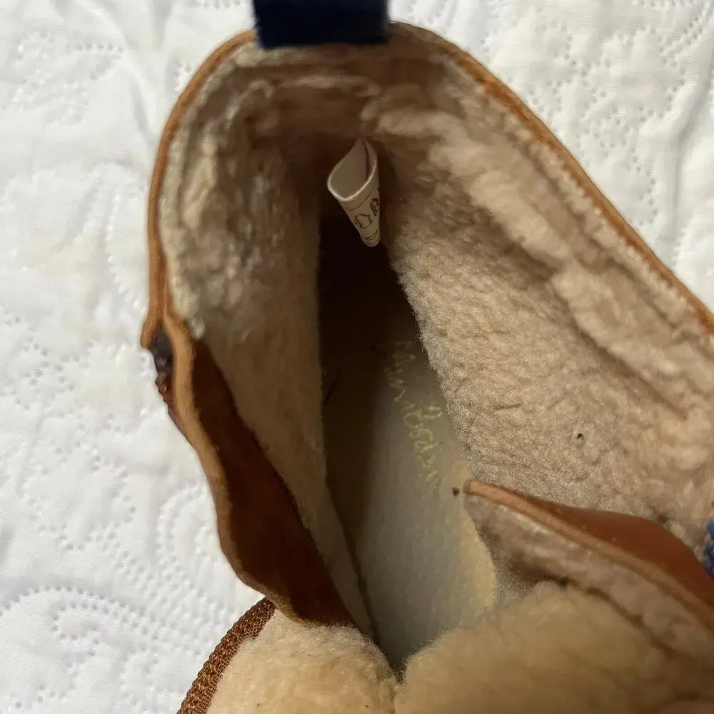 Mini Boden Sherpa Lined Ankle Boots Size 3